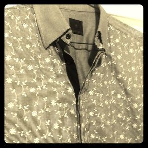 'CHARLES G. BAILEY' Tailored Fit Dress Shirt Large